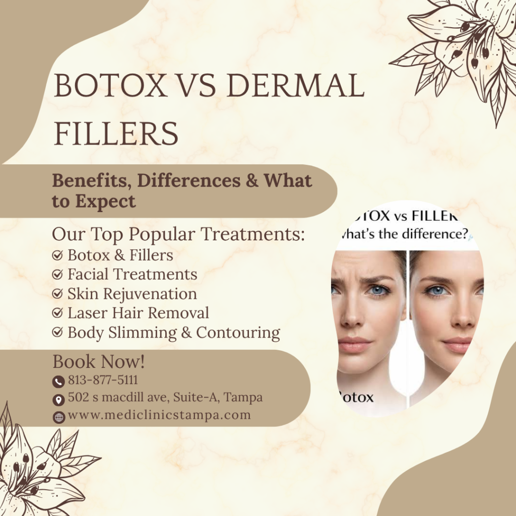 Botox vs Dermal Fillers